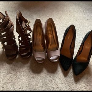 Shoe lot- 3 pairs